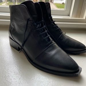 ROYAL REPUBLIQ Black Leather Boots